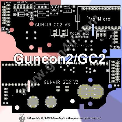 GC2 GUN4IR DIY Main PCB Only