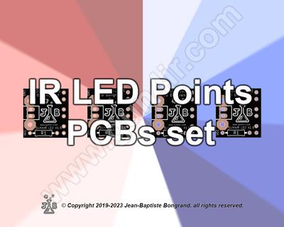 DIY IR LEDs PCB set